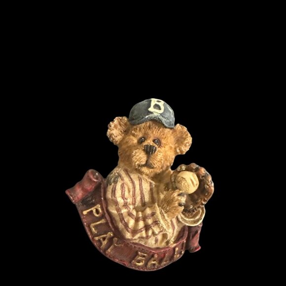 Boyds Bears & Friends Play Ball Baseball Bear Pin MLB Season Celebration Glove - Picture 5 of 7